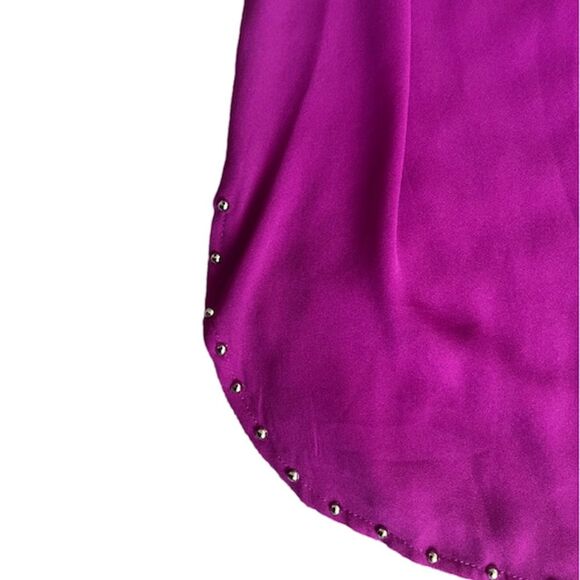 Pixley Zania stud detail blouse MAGENTA SIZE 2X - Picture 5 of 9